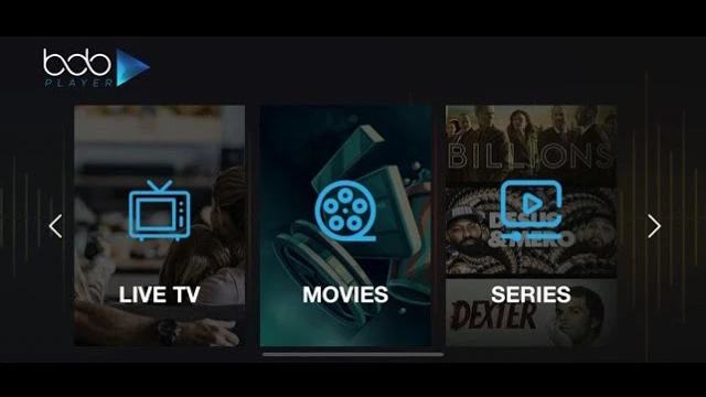 Menu bobplayer